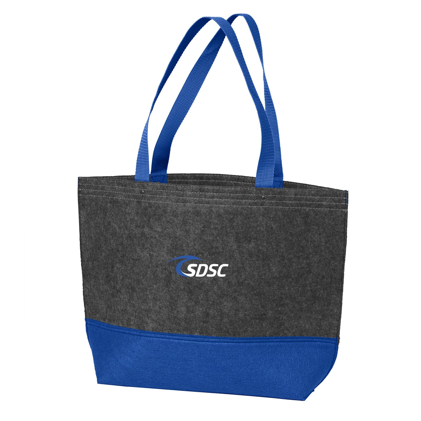 SDSC LOGO WITH NUMBER EMBROIDERED MEDIUM FELT TOTE