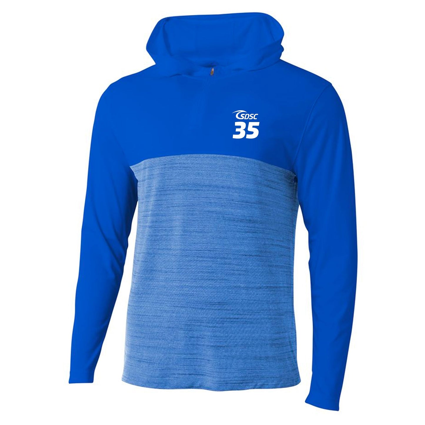 SDSC LOGO WITH NUMBER THE SLATE QUARTER ZIP