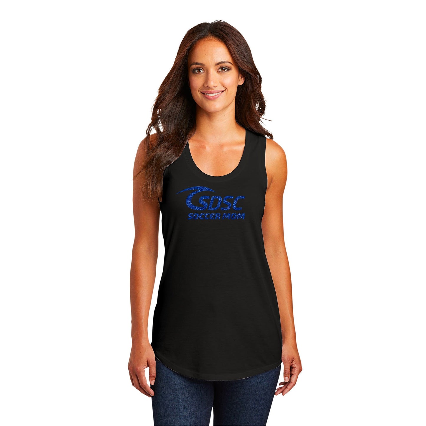 SDSC GLITTER MOM TRAINER TANK