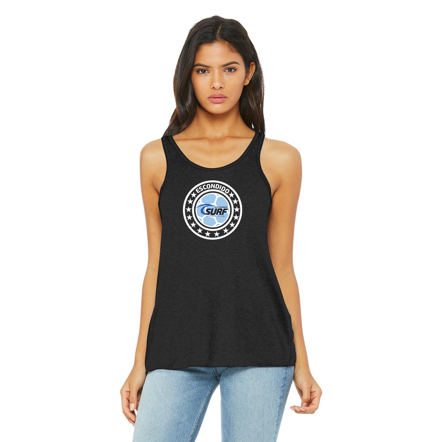 SDSC ESCONDIDO CIRCLE BELLA+CANVAS FLOWY RACERBACK TANK