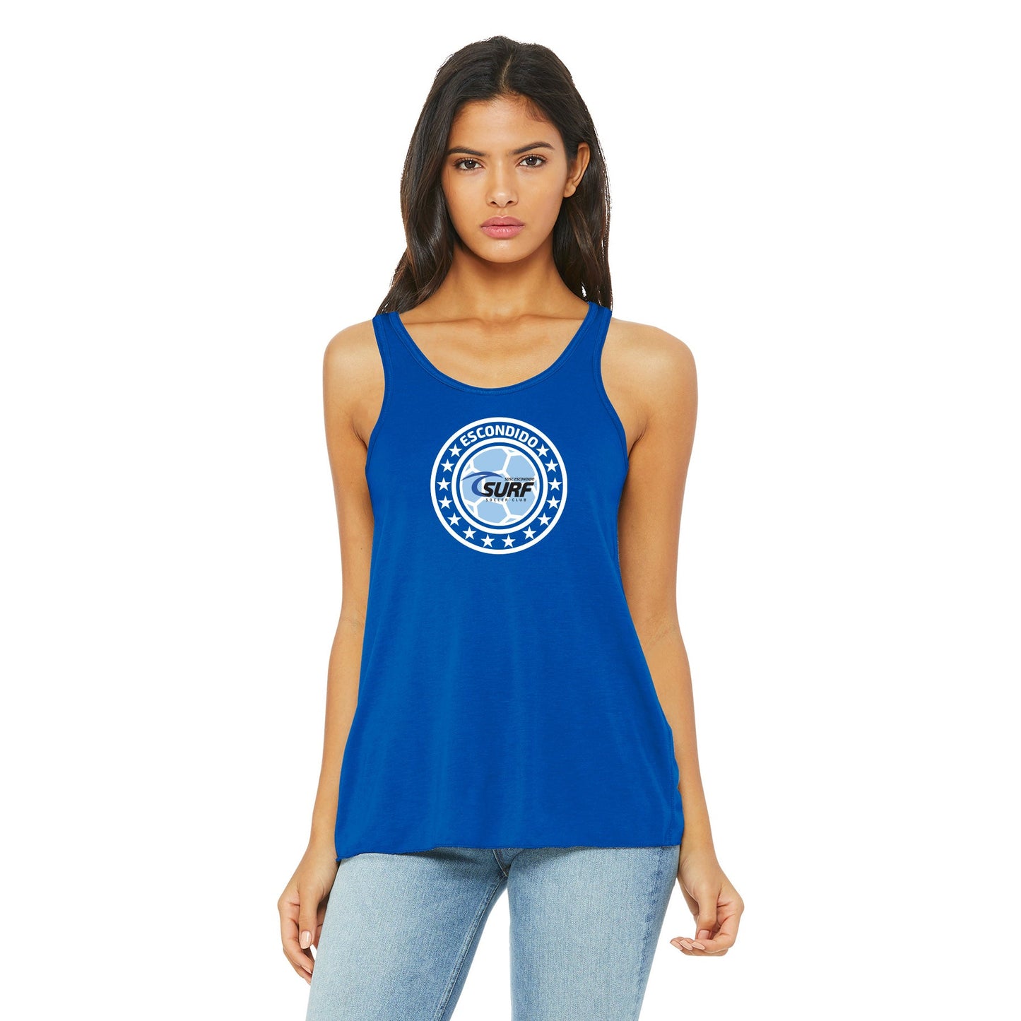 SDSC ESCONDIDO CIRCLE BELLA+CANVAS FLOWY RACERBACK TANK