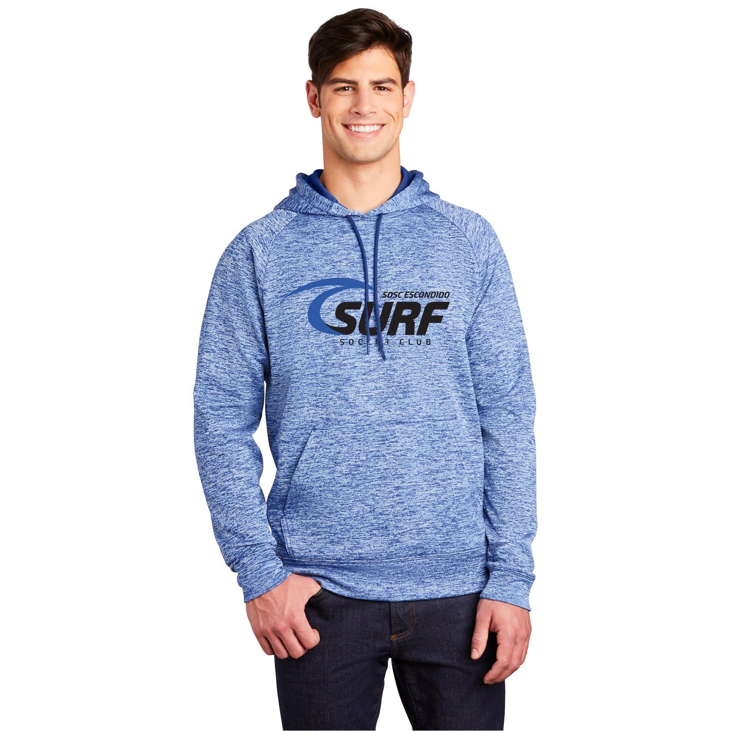 SDSC ESCONDIDO CLASSIC ELECTRIC HEATHER FLEECE HOODED PULLOVER