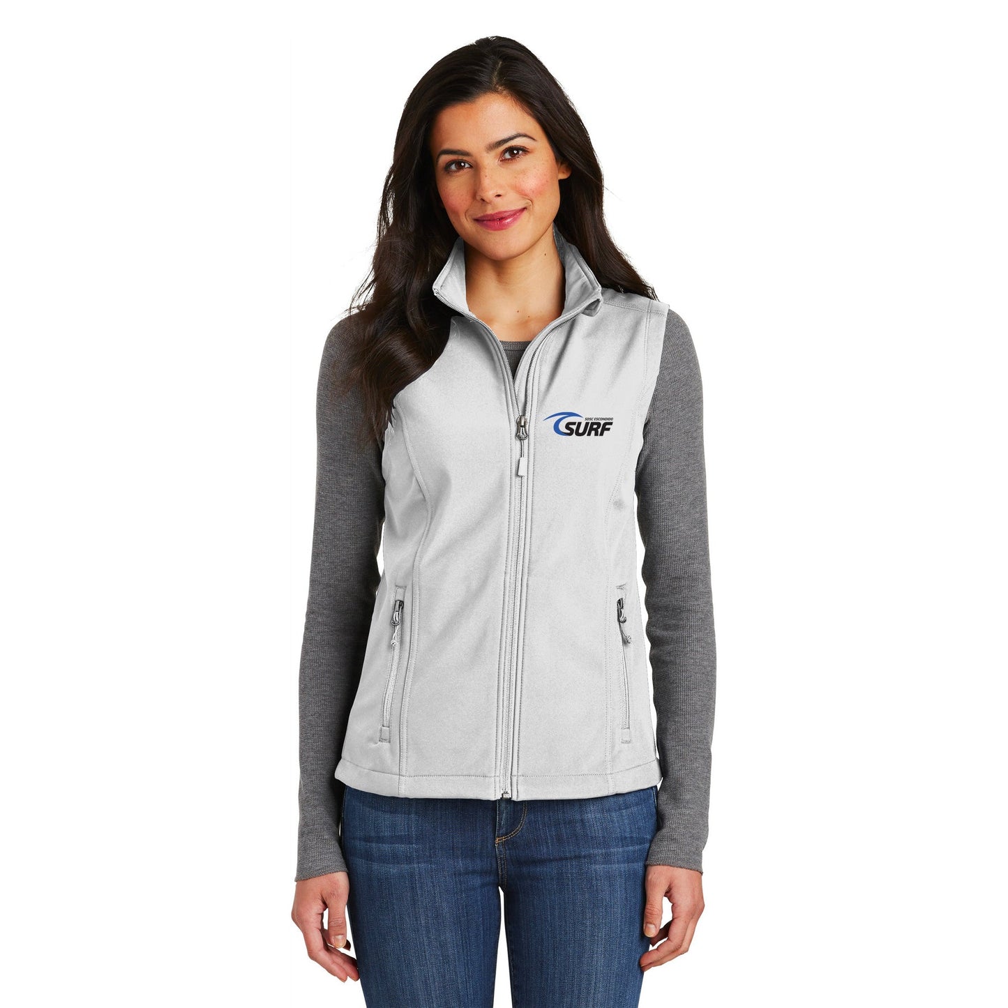 SDSC ESCONDIDO EMBROIDERED LOGO LADIES CORE SOFT SHELL VEST