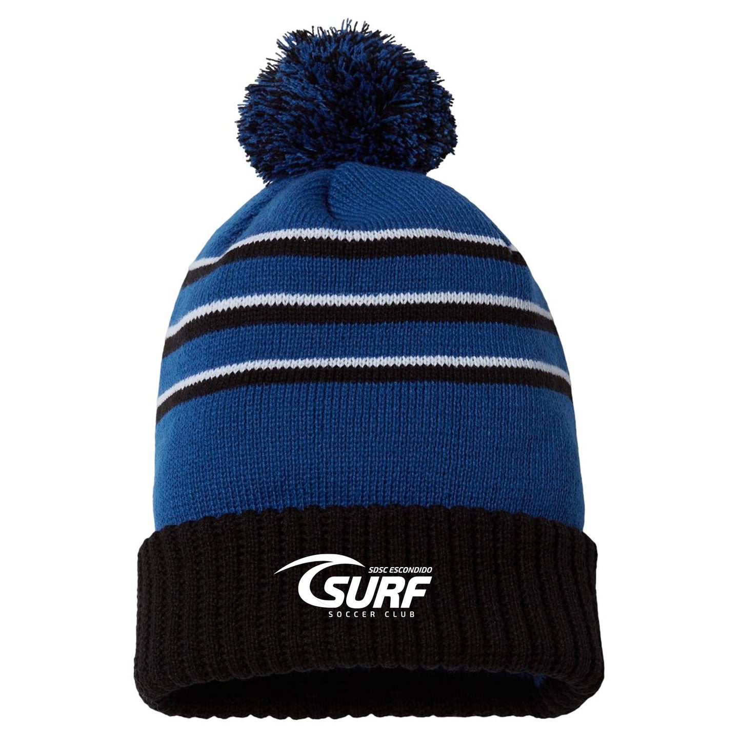 SDSC ESCONDIDO EMBROIDERED LOGO POM BEANIE