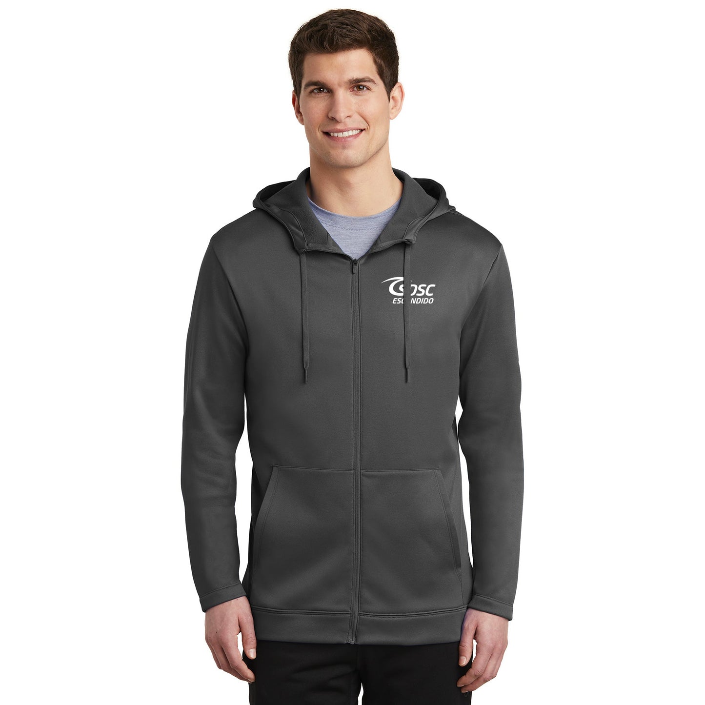 SDSC ESCONDIDO EMBROIDERED LOGO NIKE THERMA-FIT FULL-ZIP FLEECE HOODIE