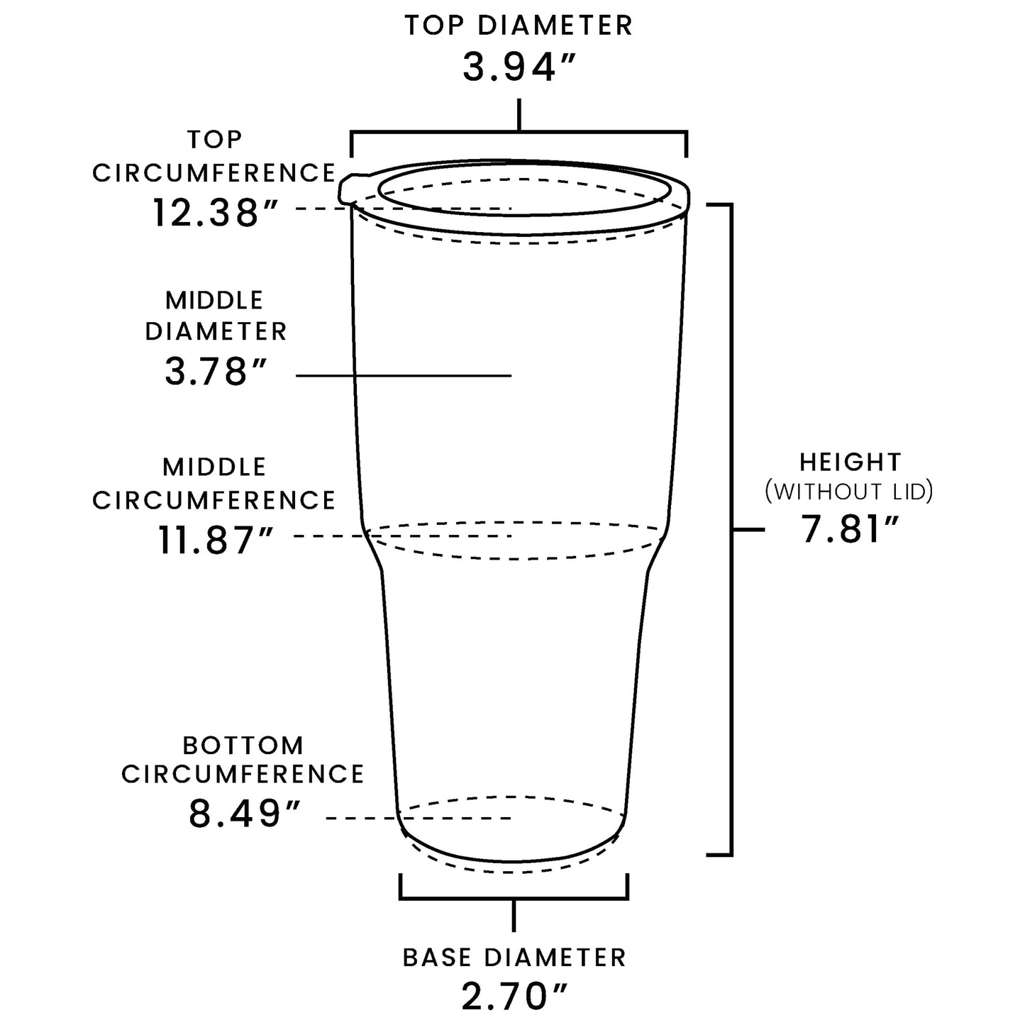 SDSC 30oz Stainless Steel Tumbler