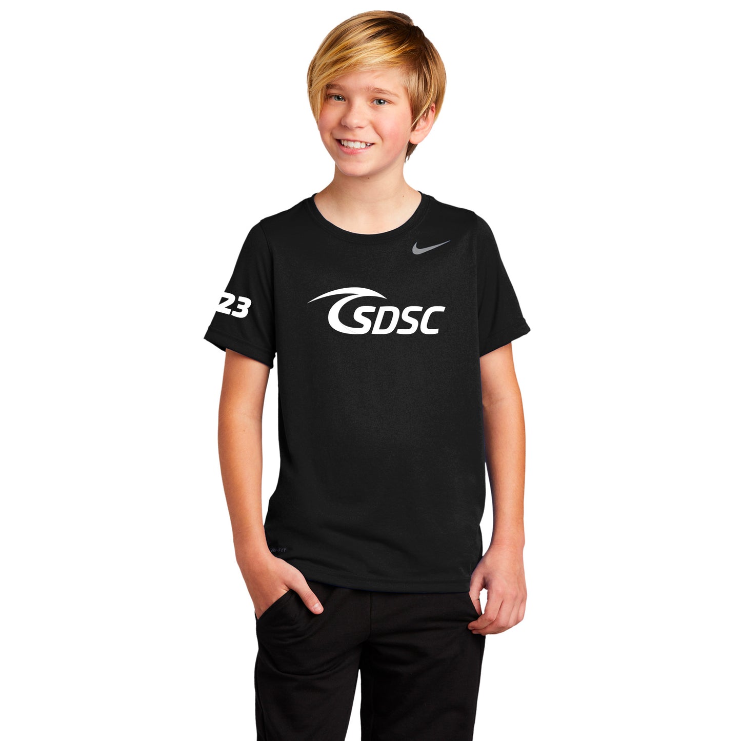 SDSC SURF LOGO NIKE YOUTH SWOOSH SLEEVE RLEGEND TEE