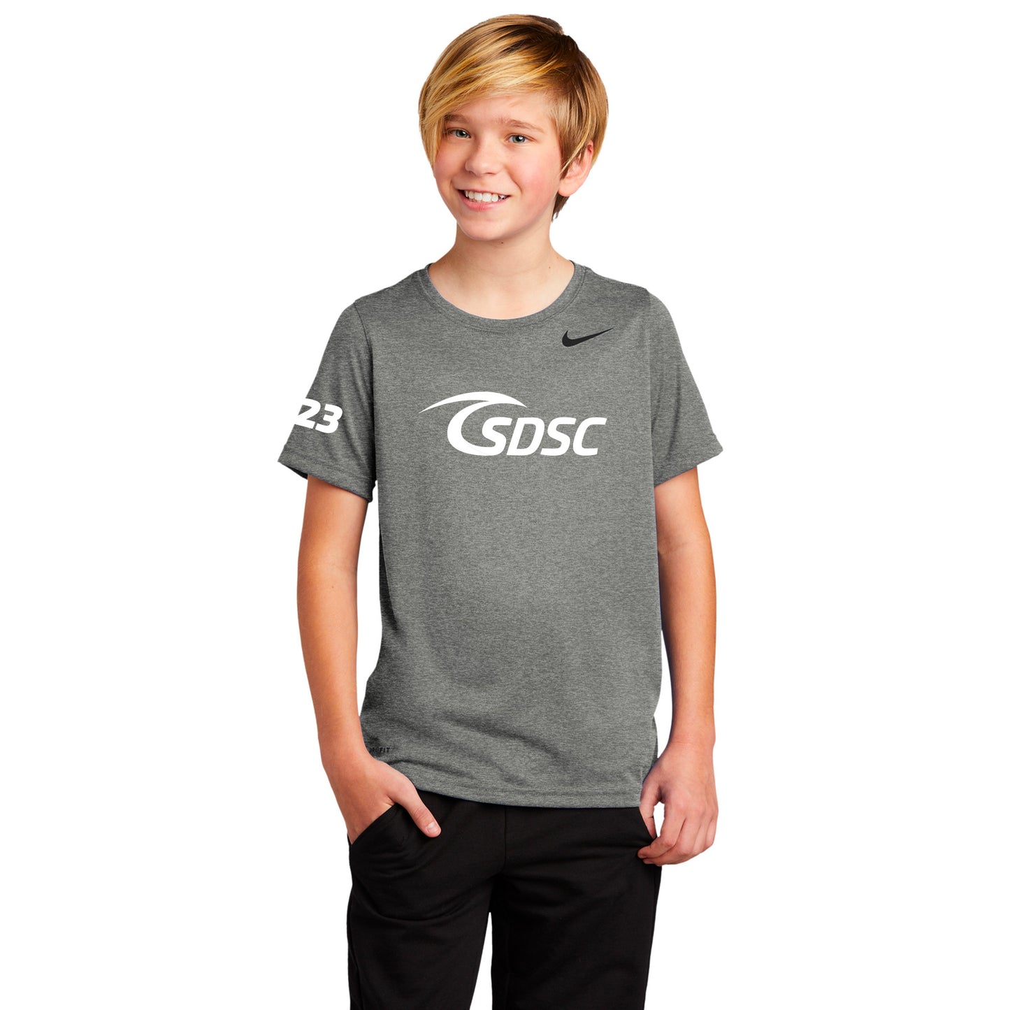 SDSC SURF LOGO NIKE YOUTH SWOOSH SLEEVE RLEGEND TEE