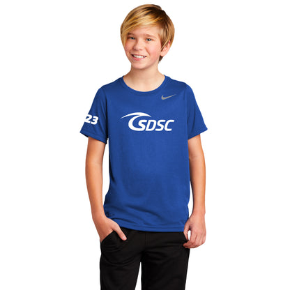 SDSC SURF LOGO NIKE YOUTH SWOOSH SLEEVE RLEGEND TEE