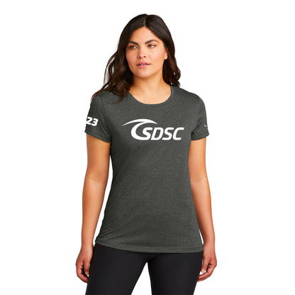 SDSC SURF LOGO NIKE LADIES SWOOSH SLEEVE RLEGEND TEE