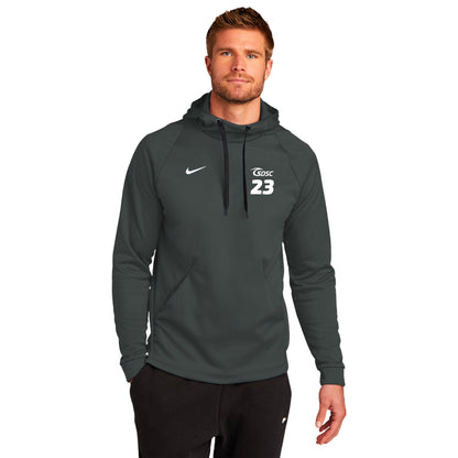 SDSC SURF EMBROIDERED LOGO NIKE THERMA-FIT PULLOVER FLEECE HOODIE
