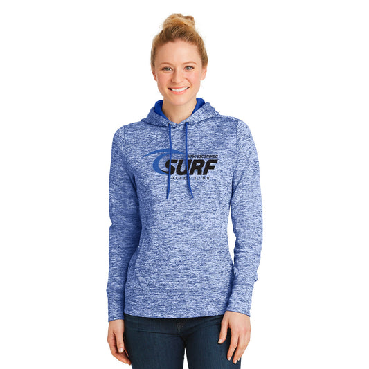 SDSC ESCONDIDO CLASSIC LADY'S POSICHARGEELECTRIC HEATHER FLEECE HOODED PULLOVER