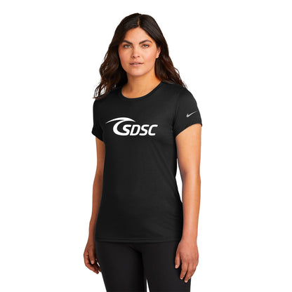 SDSC SURF LOGO NIKE LADIES SWOOSH SLEEVE RLEGEND TEE