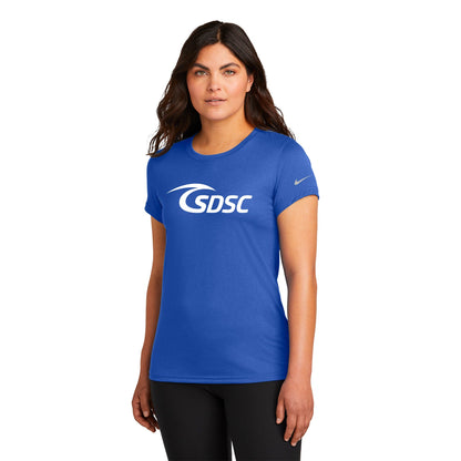 SDSC SURF LOGO NIKE LADIES SWOOSH SLEEVE RLEGEND TEE