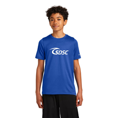 SDSC SURF LOGO NIKE YOUTH SWOOSH SLEEVE RLEGEND TEE