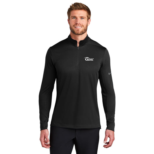 SDSC SURF EMBROIDERED LOGO NIKE DRY 1/2-ZIP COVER-UP